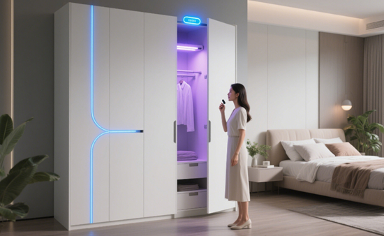语音控制+紫外线消毒：未来衣柜如何重塑健康生活？