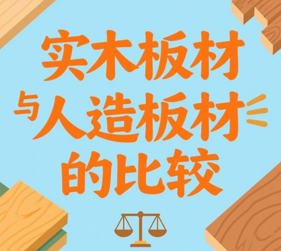实木板材与人造板材的比较：优缺点及适用场景
