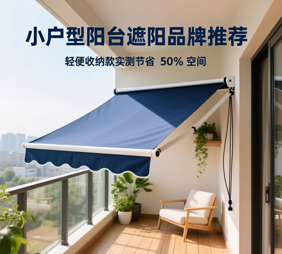 小户型阳台遮阳品牌推荐：轻便收纳款实测节省 50% 空间