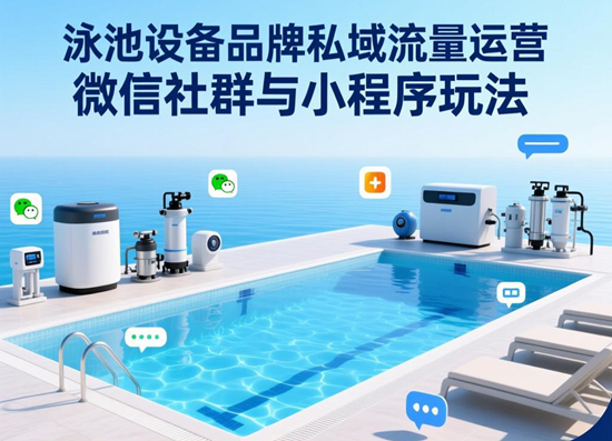 泳池设备品牌私域流量运营：微信社群与小程序玩法