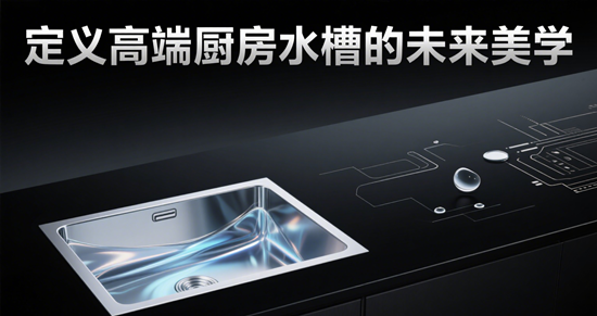 无缝一体成型：定义高端厨房水槽的未来美学