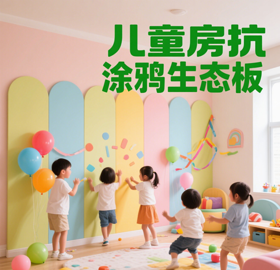 可擦写涂层技术：儿童房抗涂鸦生态板开启创意教育新纪元