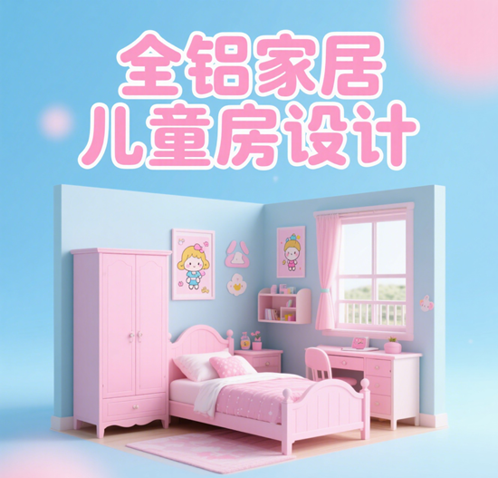 全铝家居儿童房设计：0尖角防撞+食品级涂层