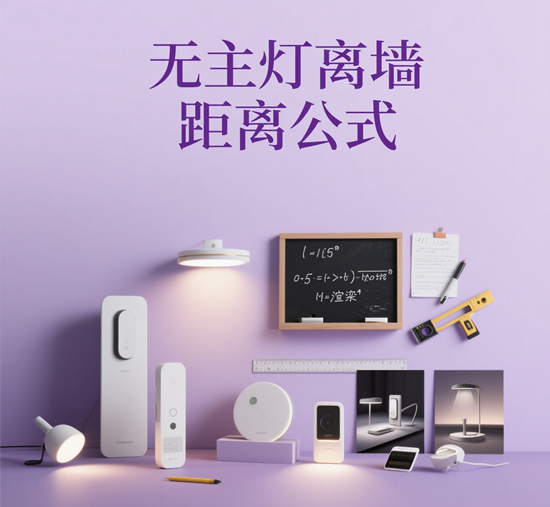 无主灯离墙距离公式：这些品牌为何能精准控光？