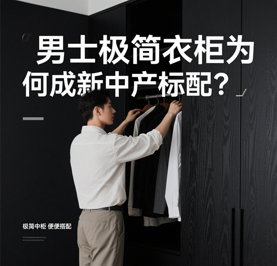 他经济觉醒！男士极简衣柜为何成新中产标配？