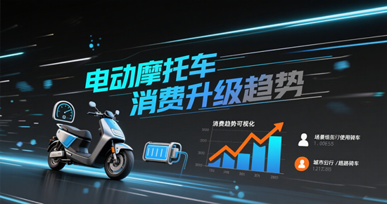 电动摩托车消费升级趋势：1万元以上中高端车型销量同比增长45%