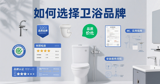 如何选择卫浴品牌？这5个关键点让你不踩坑