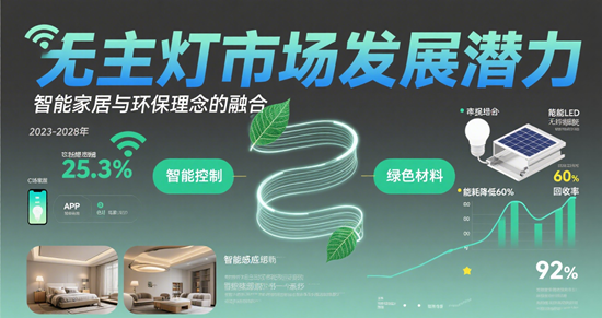 无主灯市场发展潜力：智能家居与环保理念的融合