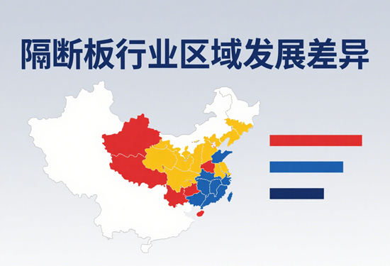 隔断板行业区域发展差异：东部领跑创新，中西部蓄势待发