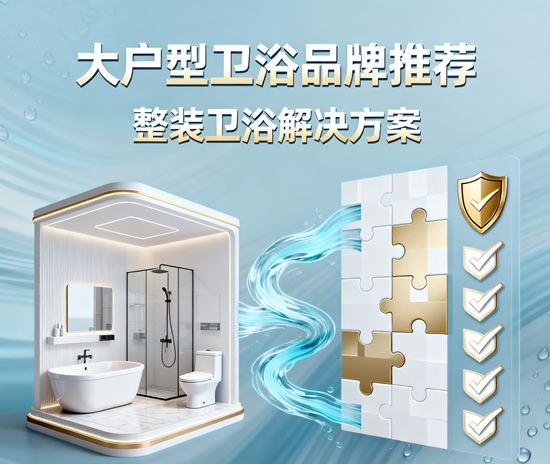 大户型卫浴品牌推荐：整装卫浴解决方案TOP3