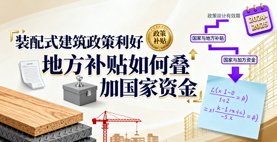 装配式建筑政策利好：地方补贴如何叠加国家资金？