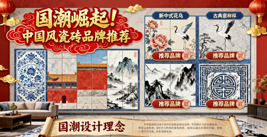 国潮崛起！中国风瓷砖品牌推荐