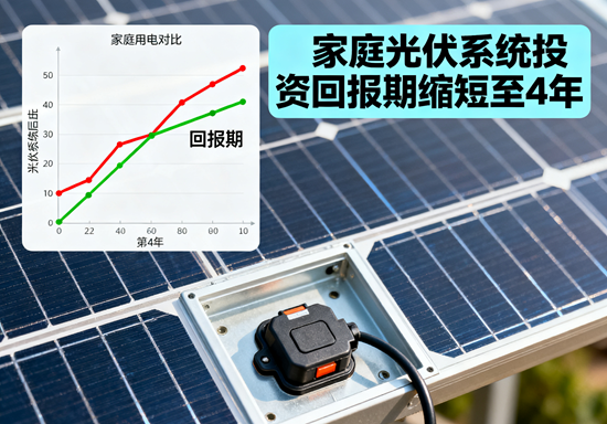 家庭光伏系统投资回报期缩短至4年：高性价比品牌榜单
